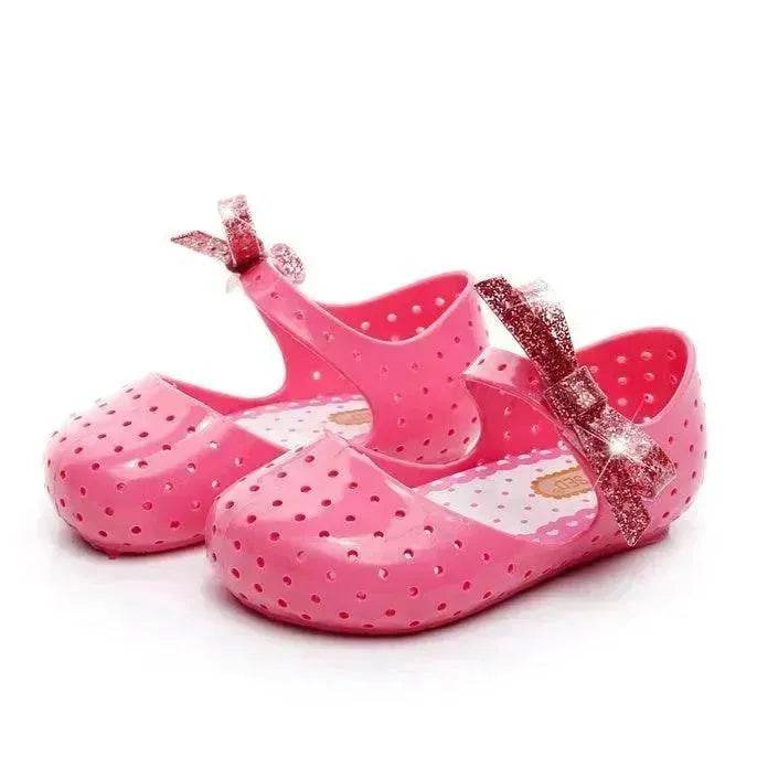 Bowknot Fish Mouth Boy Girl Jelly Sandals - www.Shopthatapp.com