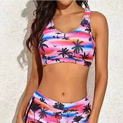 Boxer Three-piece Seaside Vacation Beach Swimsuit - www.Shopthatapp.com