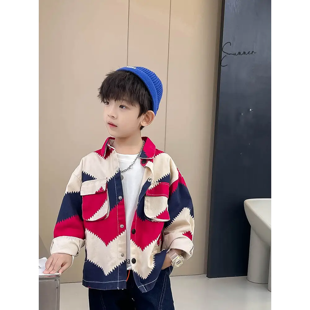 Boys Autumn Coat New Children"s Wear Boys" Korean Version Foreign - www.Shopthatapp.com
