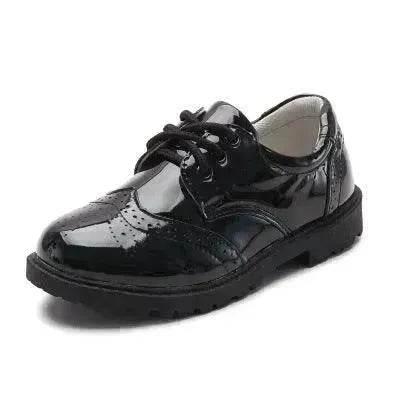 Boys' Leather Shoes, Children's Shoes, British Casual Single Shoes, Student Performance Shoes - www.Shopthatapp.com