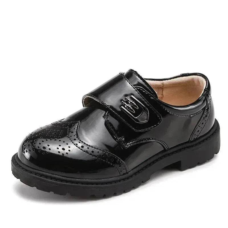 Boys' Leather Shoes, Children's Shoes, British Casual Single Shoes, Student Performance Shoes - www.Shopthatapp.com