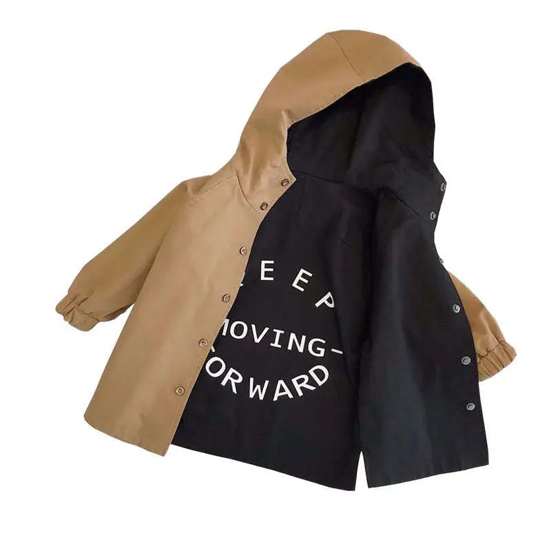 Boys wear coats on both sides in spring - www.Shopthatapp.com