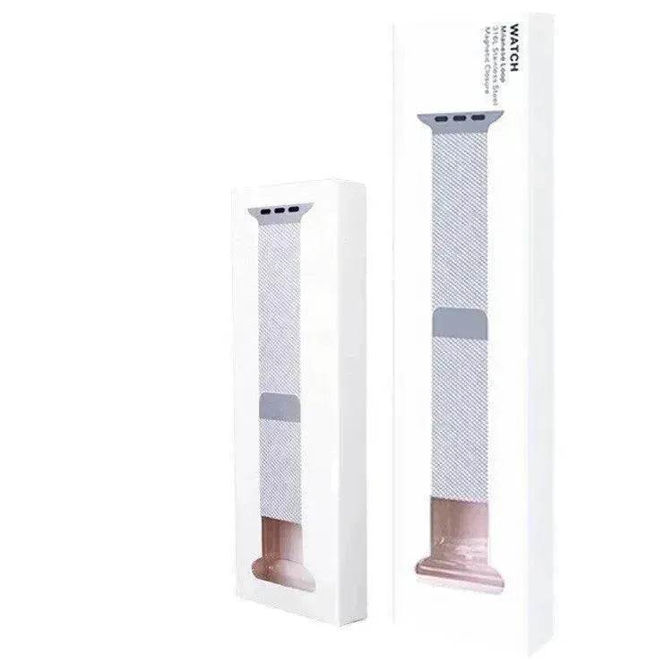 Braided Elastic Single-ring Smart Watchband Box iWatch Strap suitable Apple Smart Watch - www.Shopthatapp.com