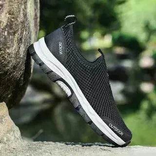 Breathable Hollow Fashion Slip-on Lazy Shoes - www.Shopthatapp.com