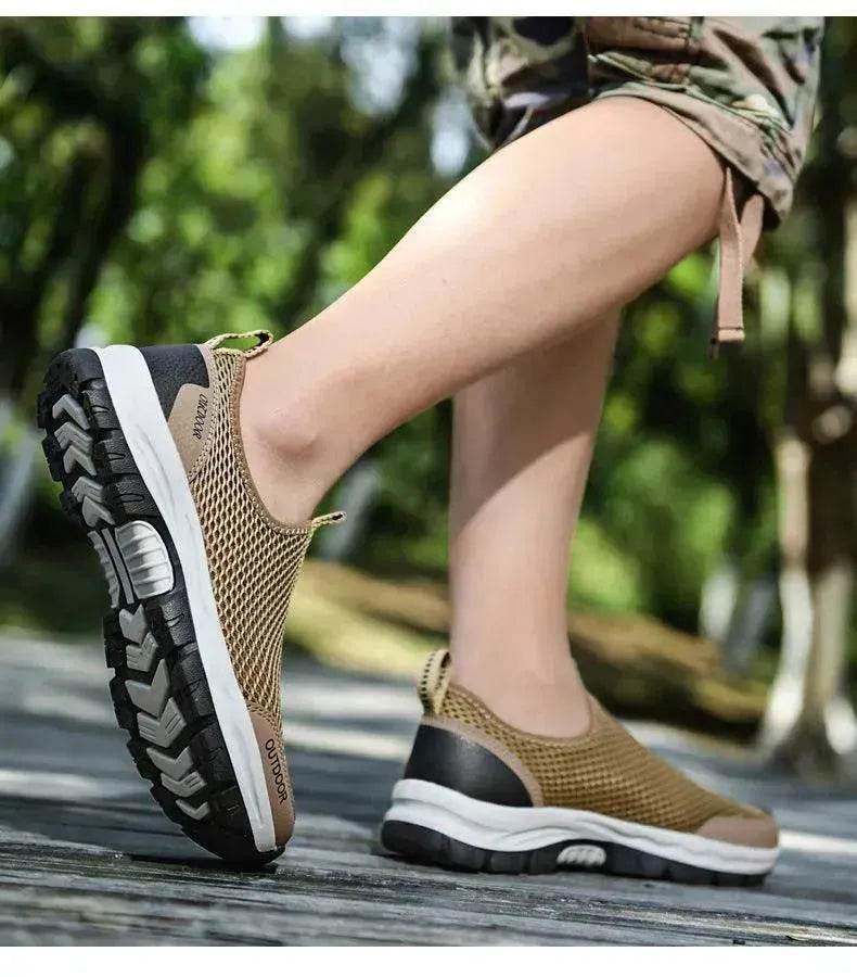 Breathable Hollow Fashion Slip-on Lazy Shoes - www.Shopthatapp.com