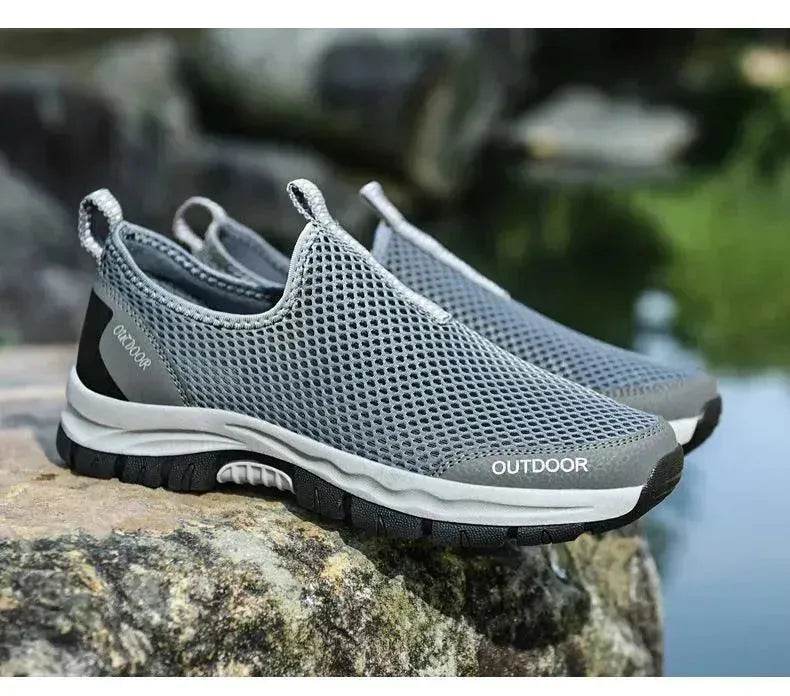 Breathable Hollow Fashion Slip-on Lazy Shoes - www.Shopthatapp.com