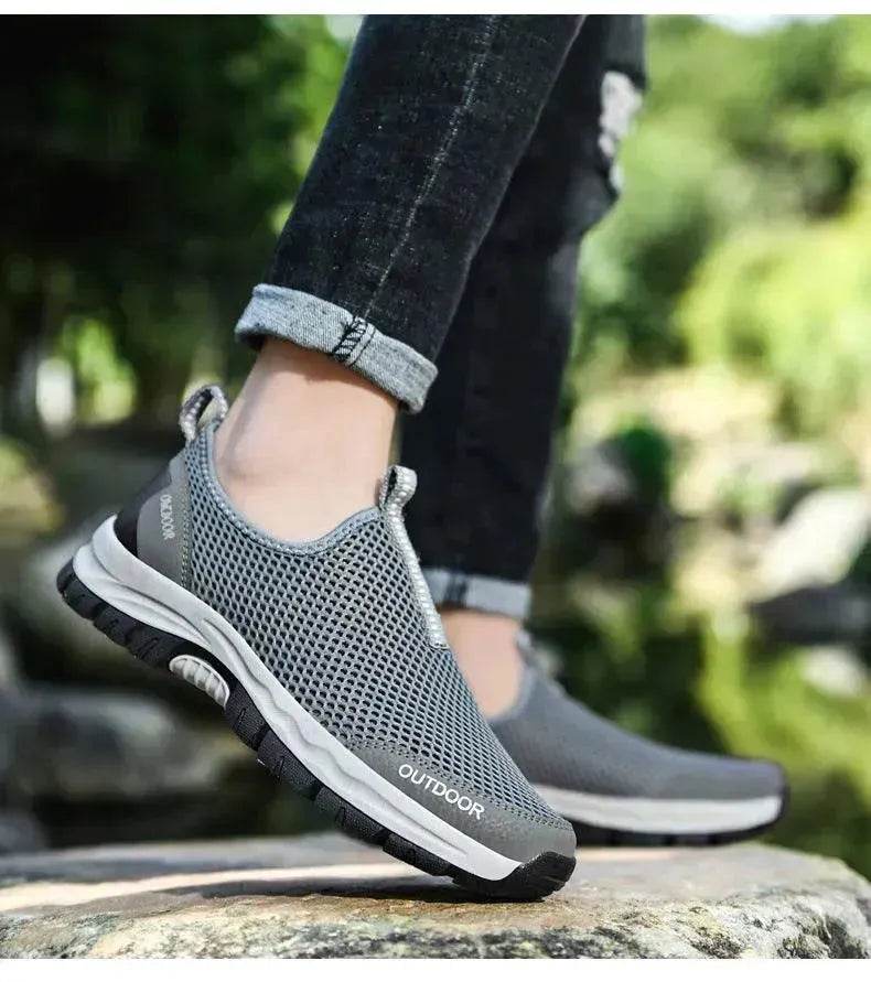 Breathable Hollow Fashion Slip-on Lazy Shoes - www.Shopthatapp.com