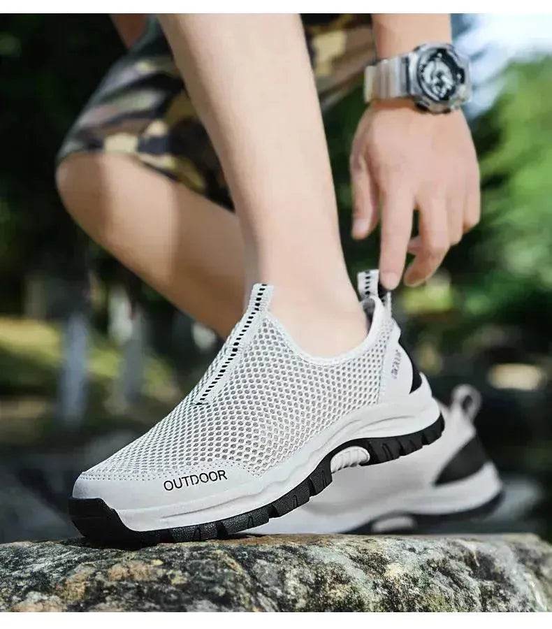 Breathable Hollow Fashion Slip-on Lazy Shoes - www.Shopthatapp.com