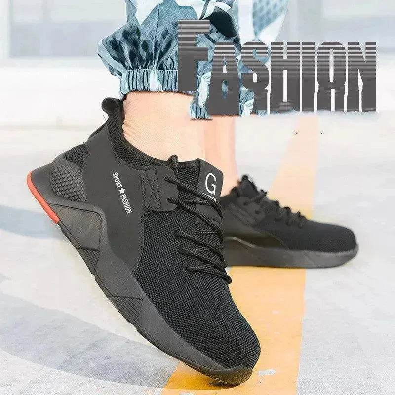 Breathable Safety Shoes Anti-smashing Work Safety Shoes - www.Shopthatapp.com