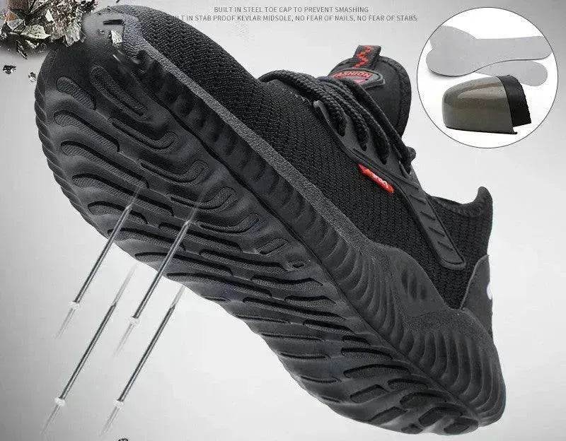Breathable Safety Shoes Anti-smashing Work Safety Shoes - www.Shopthatapp.com