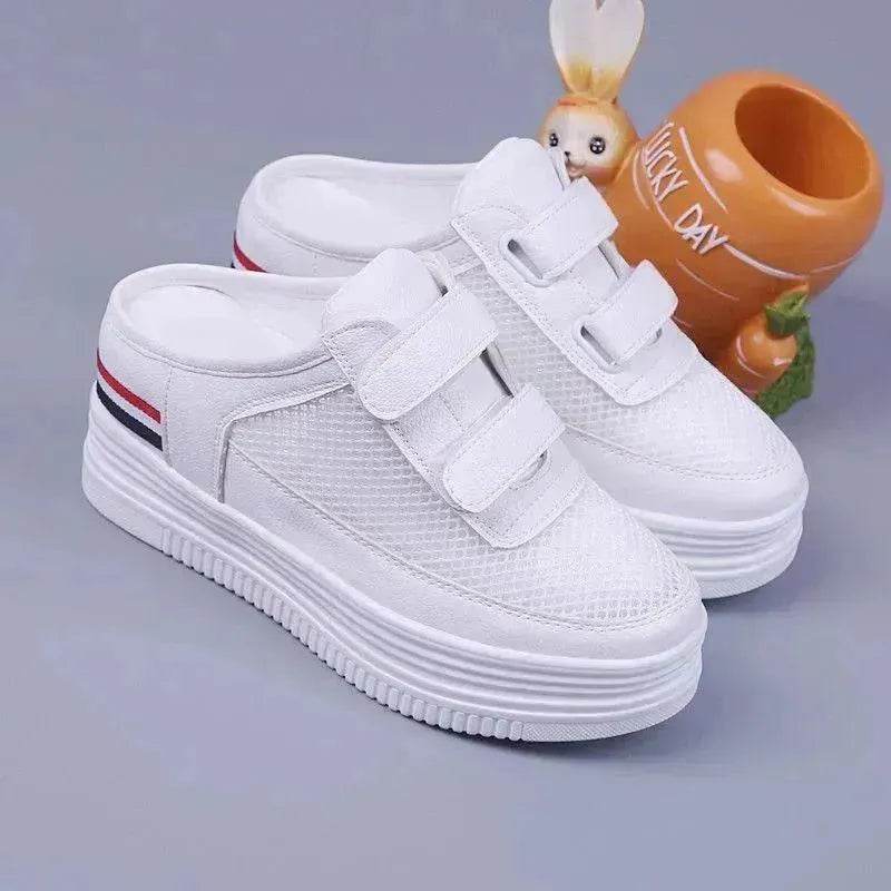 Breathable Summer Spring Half Sneakers Slide Shoe - www.Shopthatapp.com