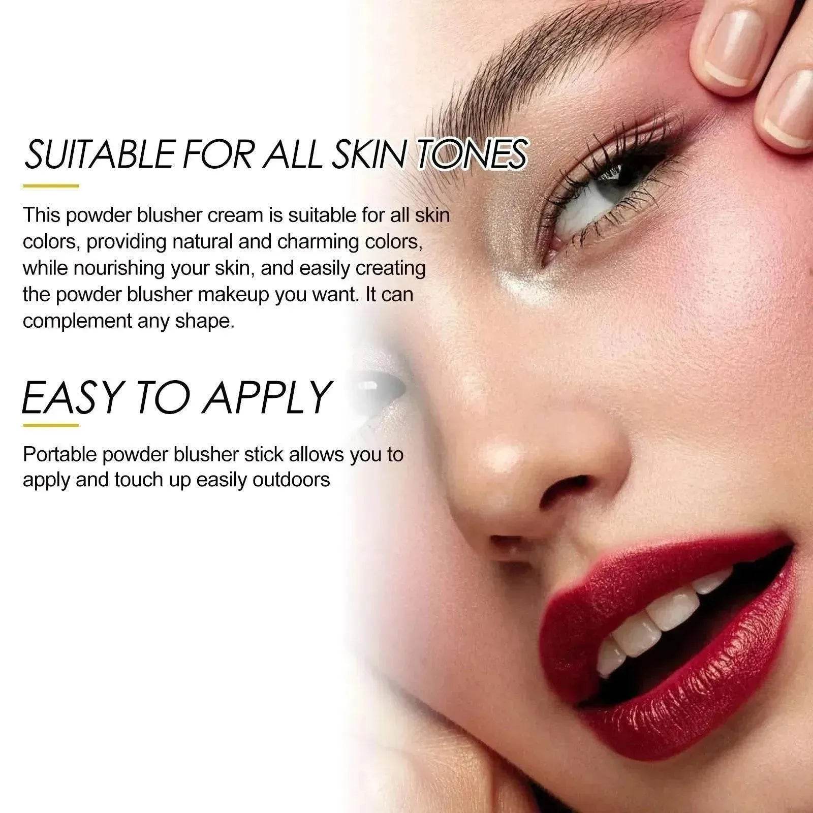 Brightening And Repairing Three-dimensional Highlight Delicate Waterproof Multifunctional Blush Stick - www.Shopthatapp.com