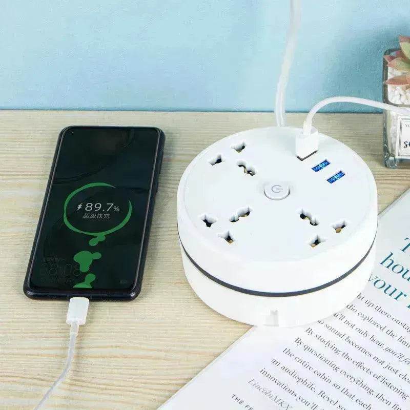 British Power Strip Extension Cable Power Surge protector USB Plug - www.Shopthatapp.com