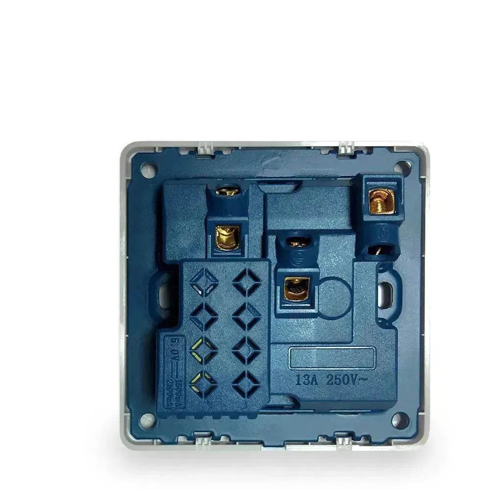 British Standard USB Wall Three-hole Power Strip Socket Panel - www.Shopthatapp.com