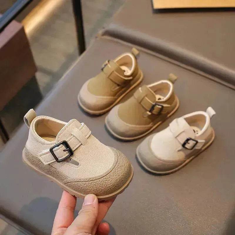 British Style Soft Bottom New Girls' Leather Shoes - www.Shopthatapp.com