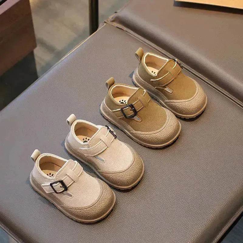 British Style Soft Bottom New Girls' Leather Shoes - www.Shopthatapp.com