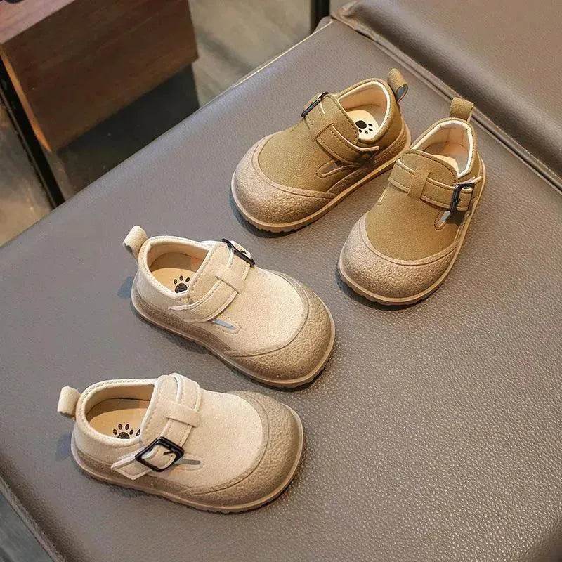 British Style Soft Bottom New Girls' Leather Shoes - www.Shopthatapp.com