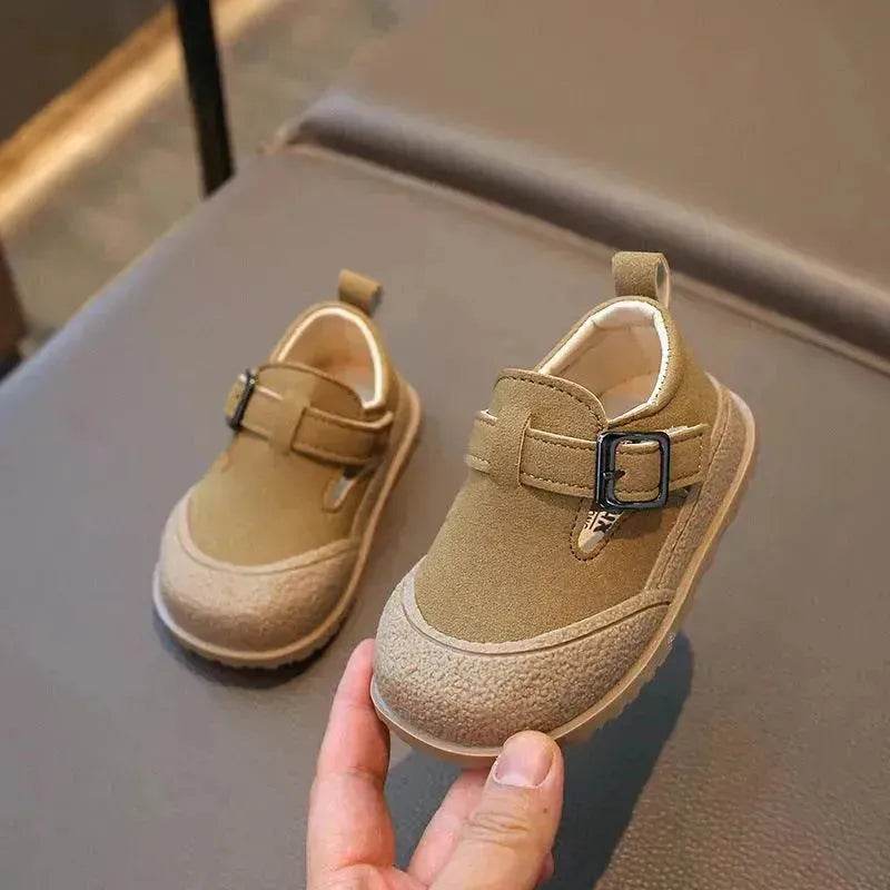 British Style Soft Bottom New Girls' Leather Shoes - www.Shopthatapp.com