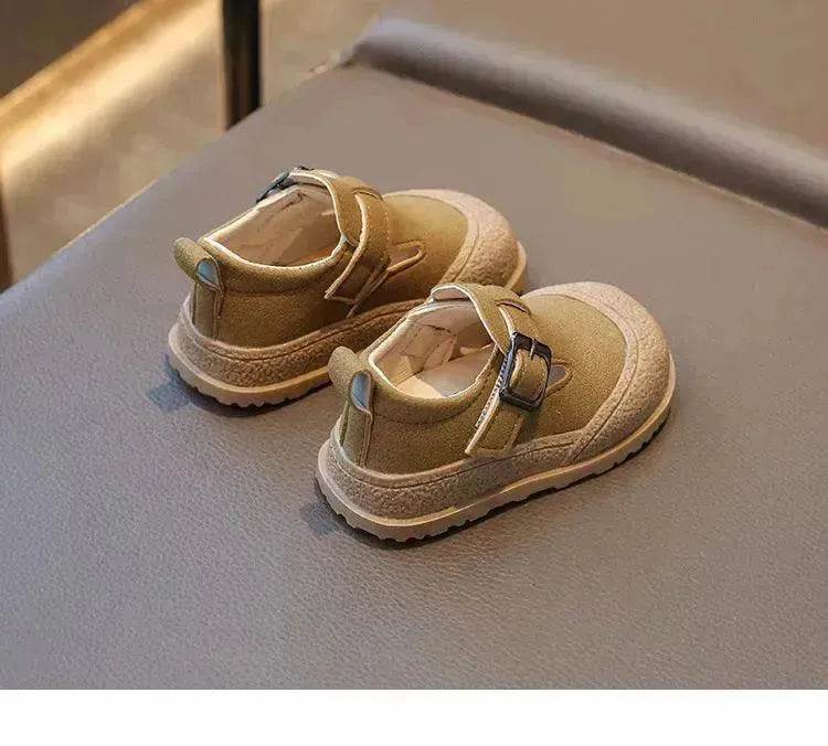 British Style Soft Bottom New Girls' Leather Shoes - www.Shopthatapp.com