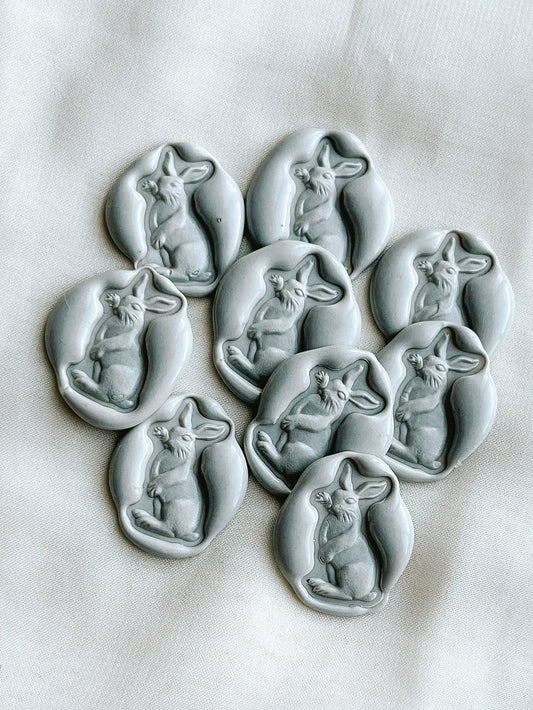 Bunny wax seals - Set of 9 - www.Shopthatapp.com