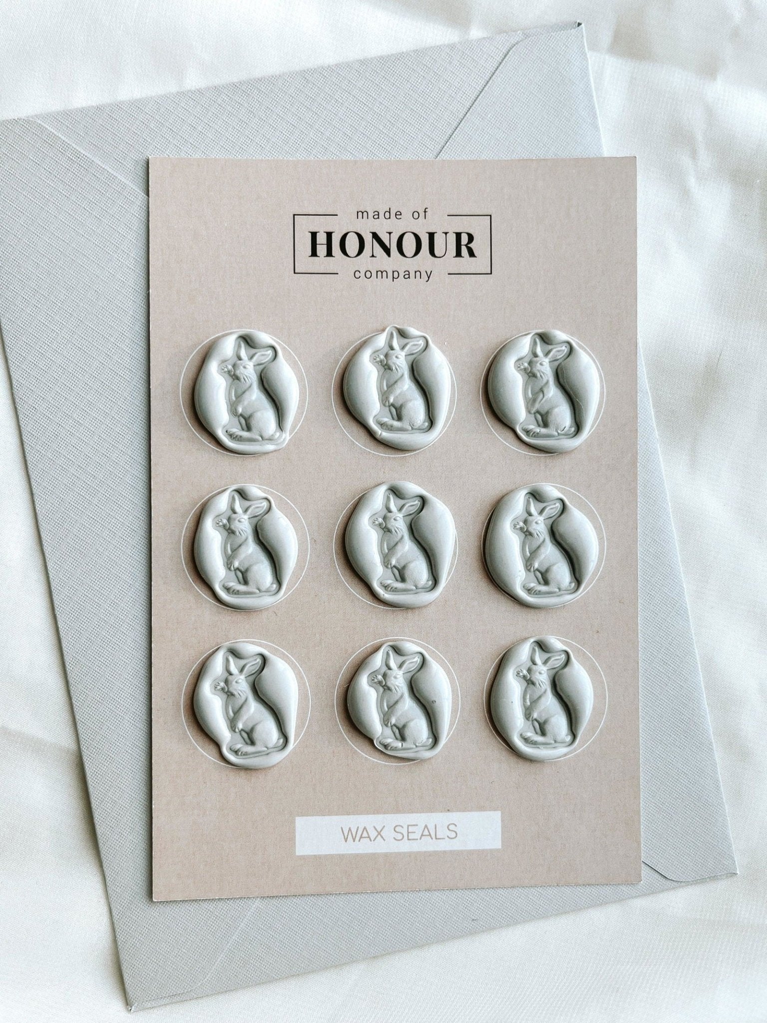 Bunny wax seals - Set of 9 - www.Shopthatapp.com