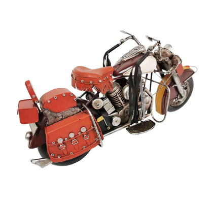 Peterson Housewares Burgundy Motorcycle Model Decor