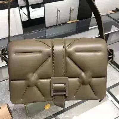 Business Commute Embossed Diamond Stripe Under arm Shoulder Handbag - www.Shopthatapp.com