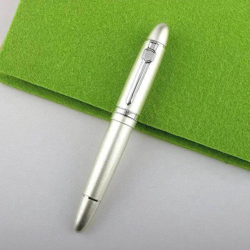 Business Office Metal Signature Signed Pearl Round Beads Neutral Ball Pen - www.Shopthatapp.com