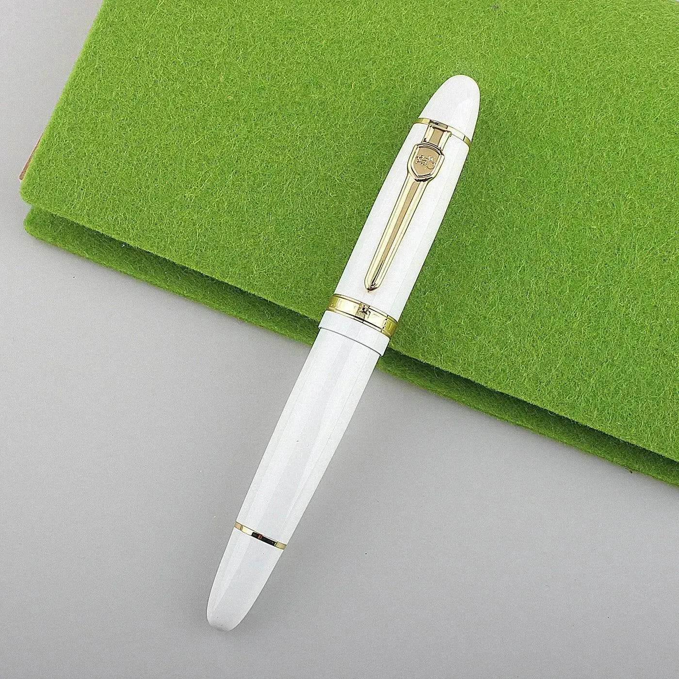 Business Office Metal Signature Signed Pearl Round Beads Neutral Ball Pen - www.Shopthatapp.com
