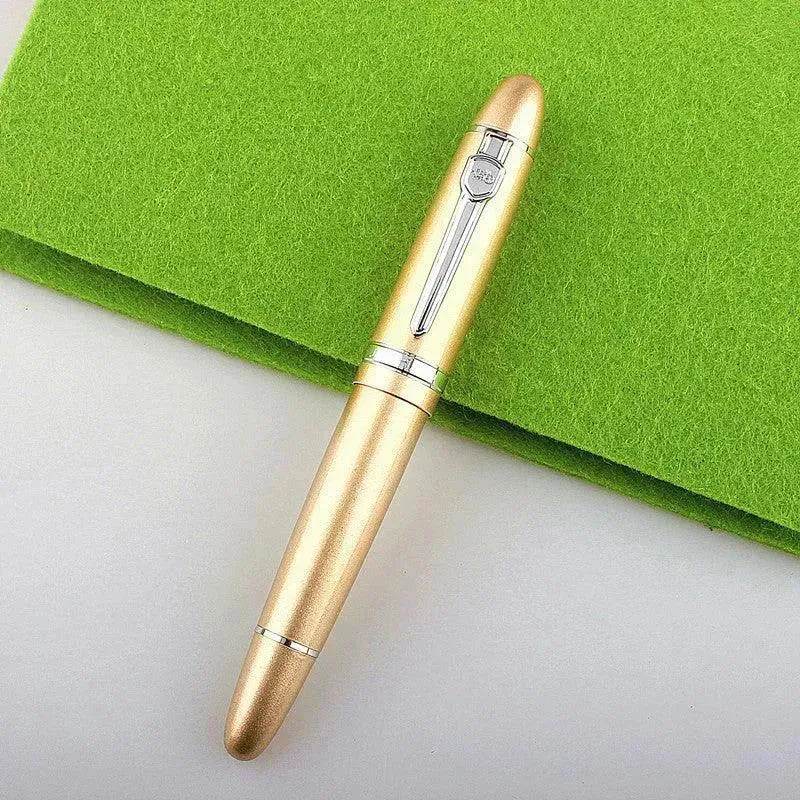 Business Office Metal Signature Signed Pearl Round Beads Neutral Ball Pen - www.Shopthatapp.com