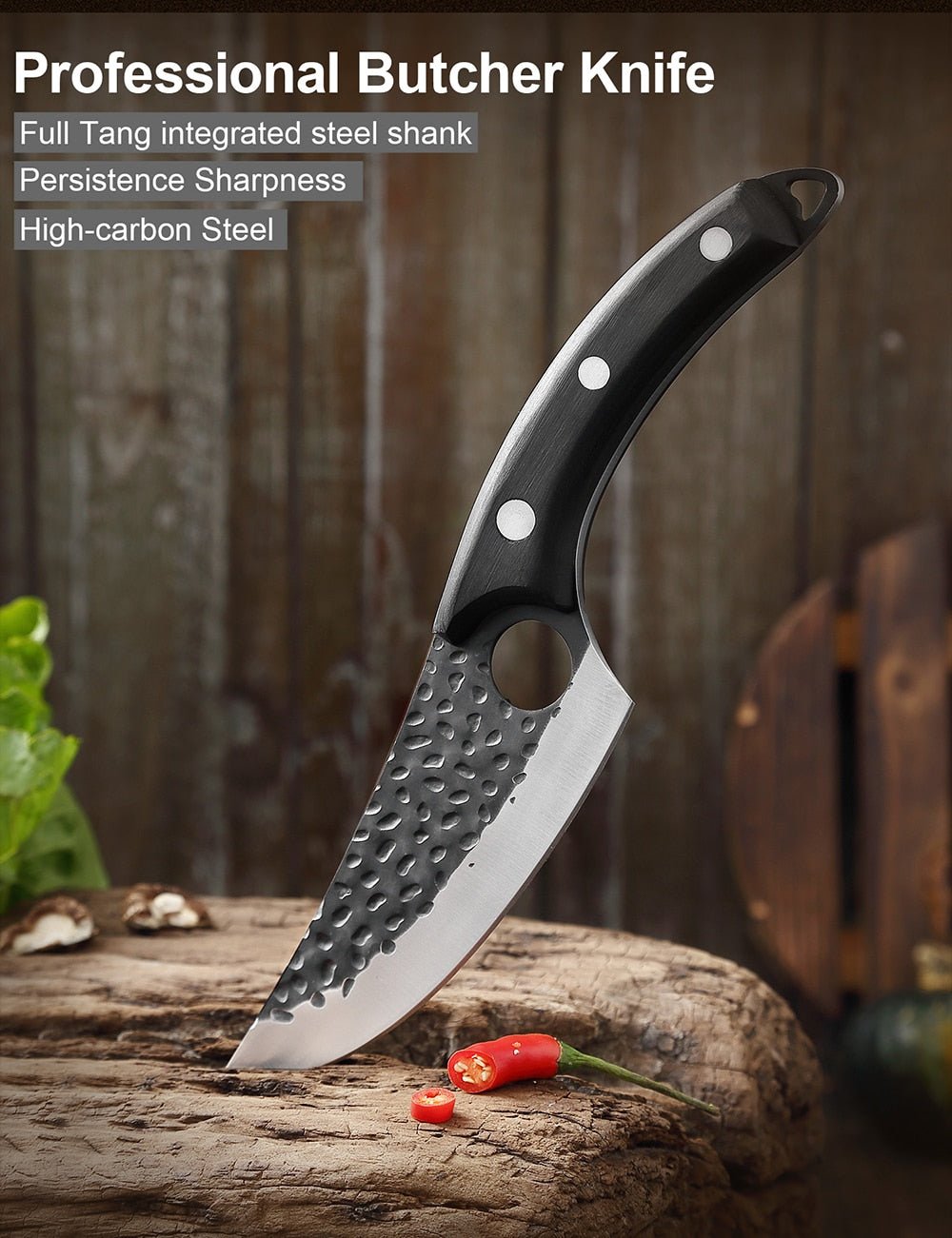 Butcher Stainless Steel Knife - www.Shopthatapp.com