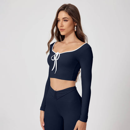 Quick-dry Training Running Sports Fitness Gym Crop Workout top for women - www.Shopthatapp.com