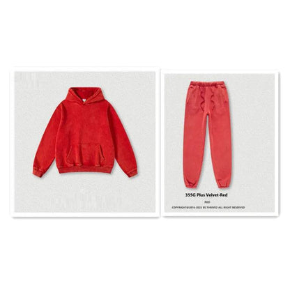 Men's Fashion Retro Velvet Hoodie Sweatshirt Pullover top - www.Shopthatapp.com