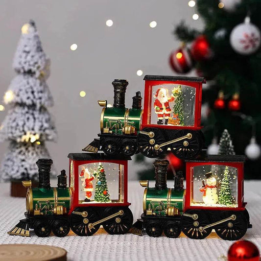 Christmas Gift Train Decoration Small Night Lamp - www.Shopthatapp.com