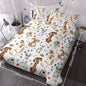 Kids' Duvet Cover Sets Animals Pastel Duvet Covers Cartoon Dogs Paws Pattern Bed Sets 3 Pieces 1 Duvet Cover And 2 Pillow Cases Cute Puppy Dogs Bedding For Kids - www.Shopthatapp.com