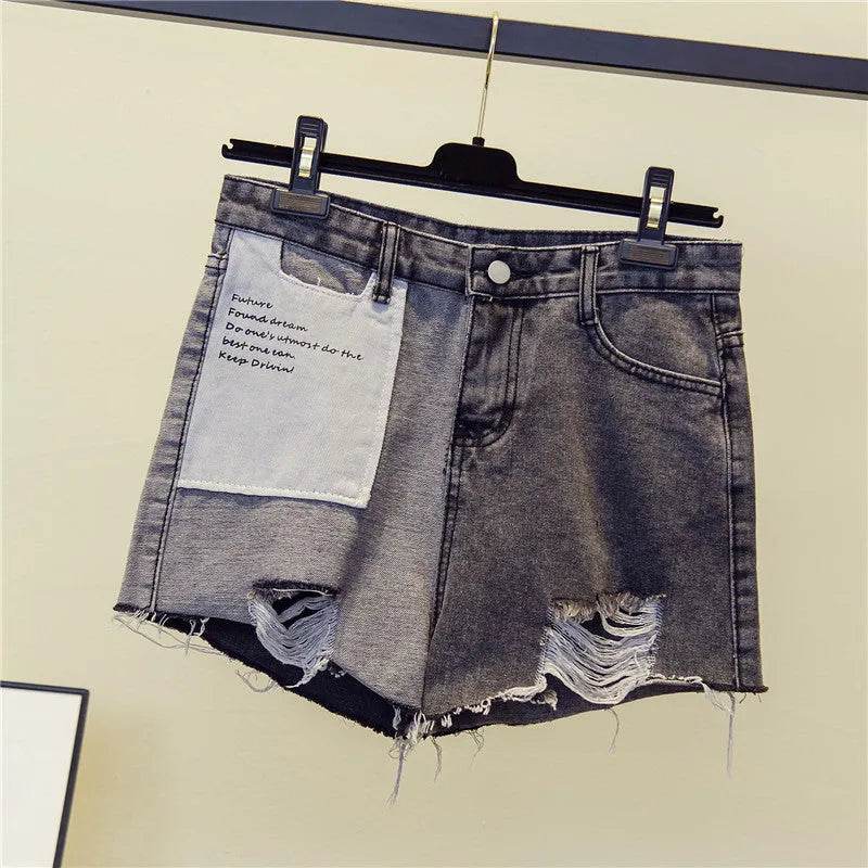 Plus Size Women's Denim Shorts For Women - www.Shopthatapp.com