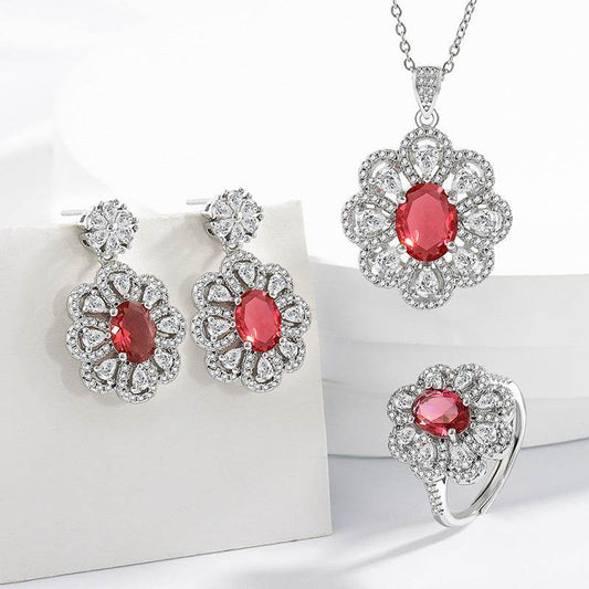Bride Jewelry Earrings Necklace Jewelry Suit - www.Shopthatapp.com