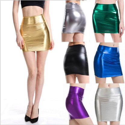 Fashion Hot Girl Hip Mini Faux Leather skirt - www.Shopthatapp.com