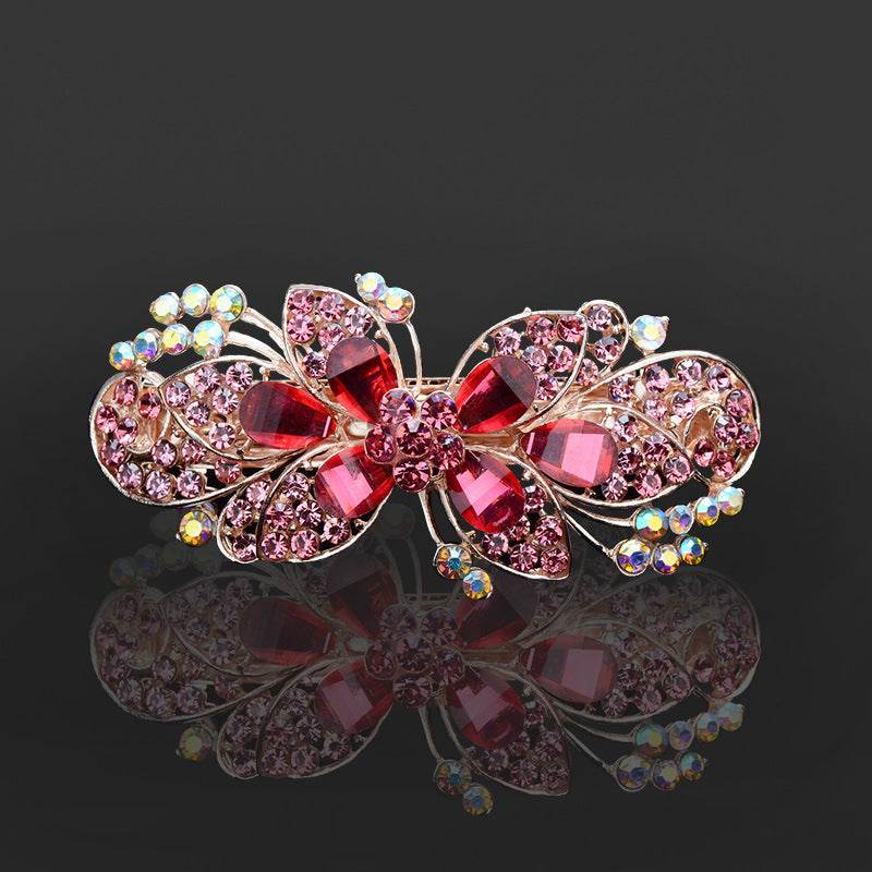 Rhinestone bow hair clip Accessories - www.Shopthatapp.com