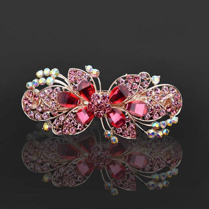 Rhinestone bow hair clip Accessories - www.Shopthatapp.com