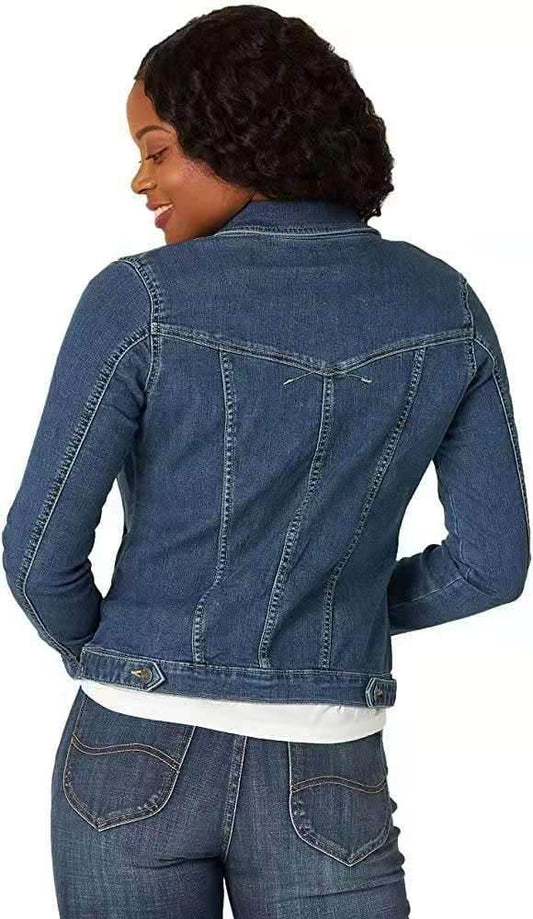 New Style Denim Jacket Women Slim Slimming - www.Shopthatapp.com