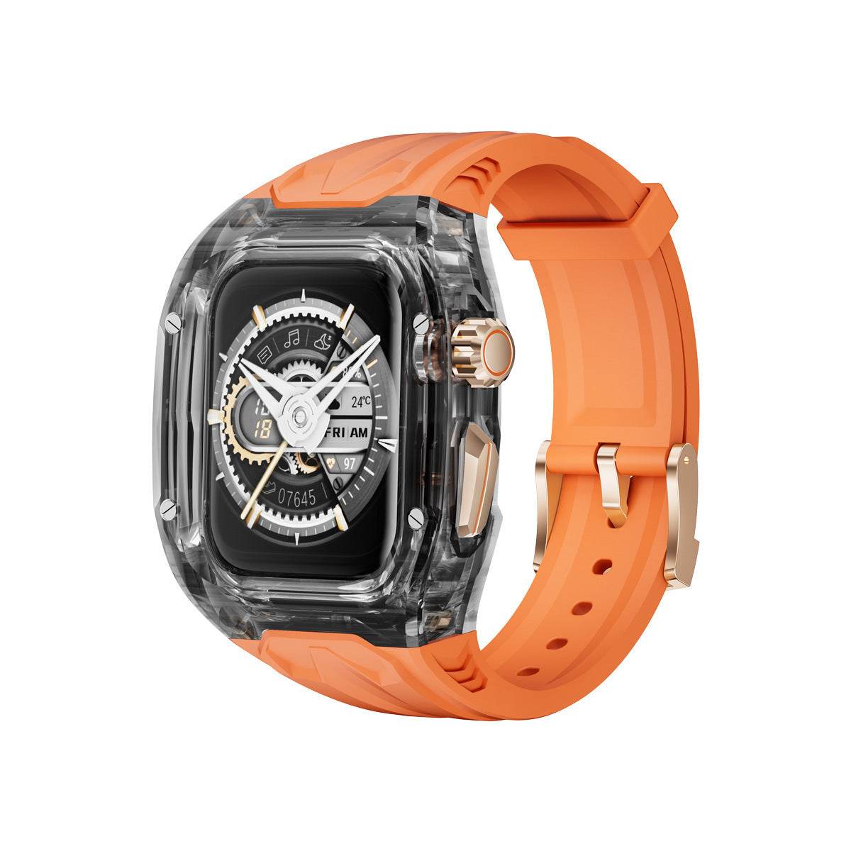 Richard Style Transparent Replacement Watch Case Strap - www.Shopthatapp.com