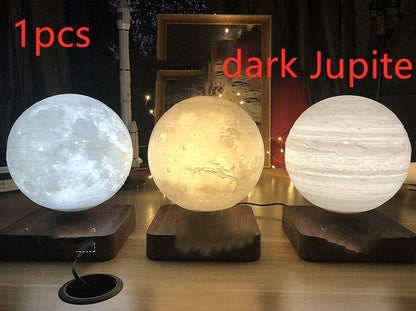 Magnetic Levitation Table Lamp Moon Light 3D Printing Planet Night Light - www.Shopthatapp.com