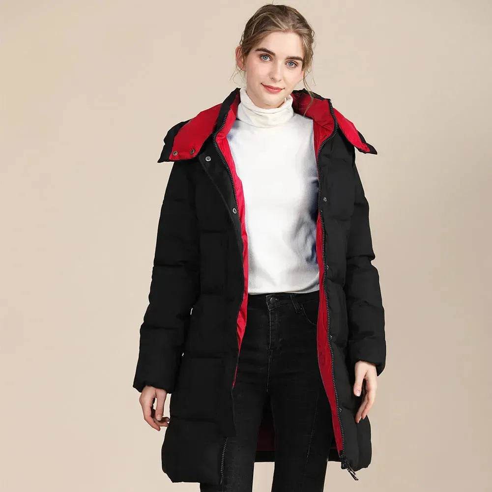Unisex Hooded Winter Long Puffer coat - www.Shopthatapp.com