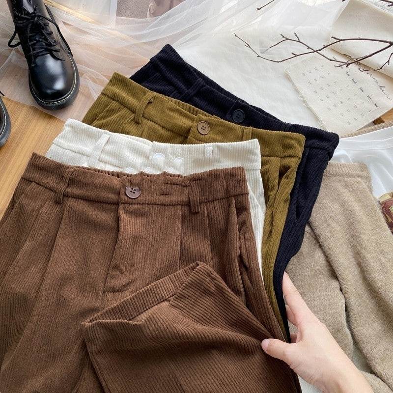 Casual Trousers – High Waist Wide Leg Trousers for Women - www.Shopthatapp.com