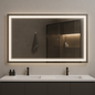 Nebula PureGlow Backlit LED Bathroom Mirror with Frosted Perimeter — Dimmable, Anti-Fog & 3-CCT (3000K/4000K/5000K) | 24–60" Sizes - www.Shopthatapp.com