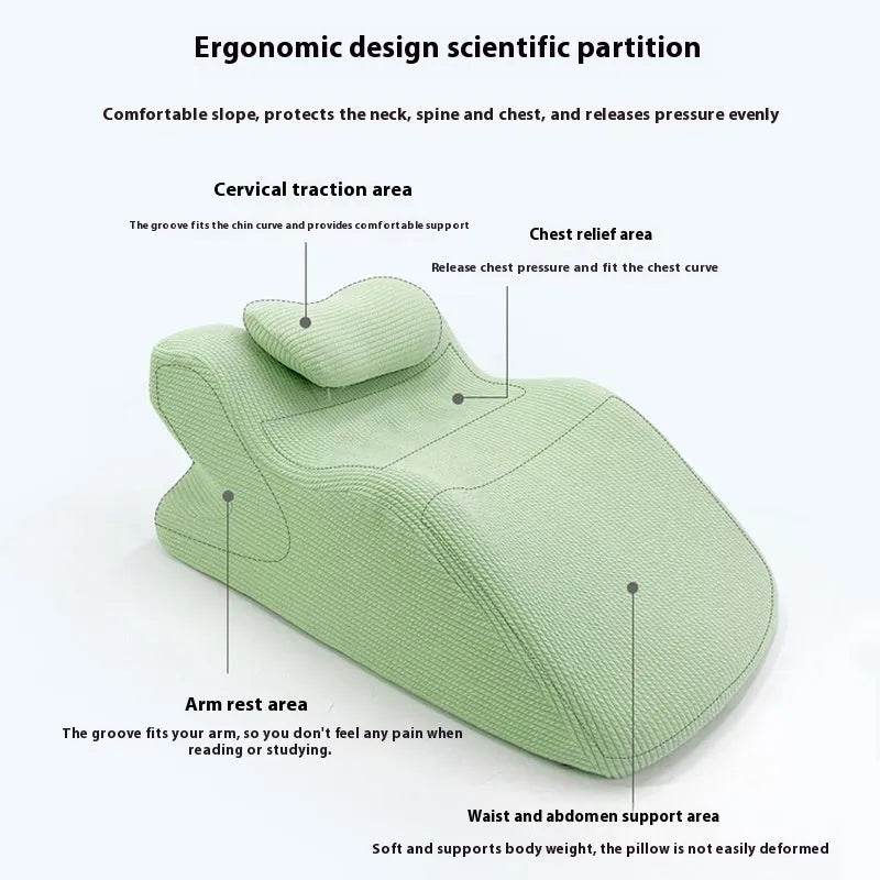 Sleeping Y-shaped Pillow Bed Watch Mobile Phone Memory Foam Pillow Neck Protector - www.Shopthatapp.com