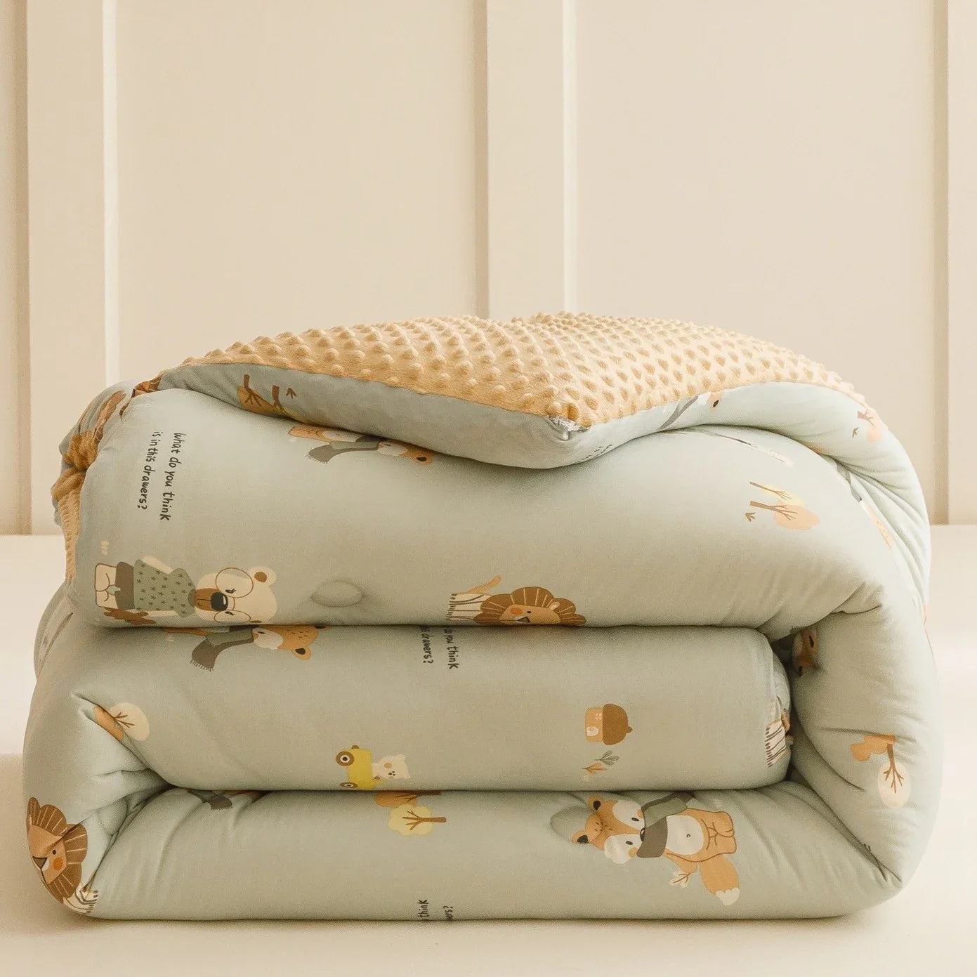 Beanie Velvet Quilt Soybean Fiber Duvet Insert Autumn And Winter - www.Shopthatapp.com