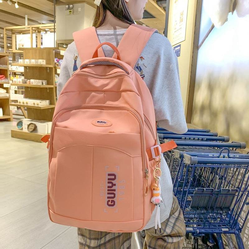 High School Student Schoolbag Large Capacity Backpack for School - www.Shopthatapp.com