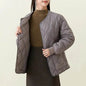 Quilted Padded Coat Winter Jacket With Pockets Lightweight Outerwear For Women's Clothing - www.Shopthatapp.com